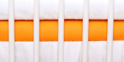 Baby Nellys Jersey plachta oranžová  120x60