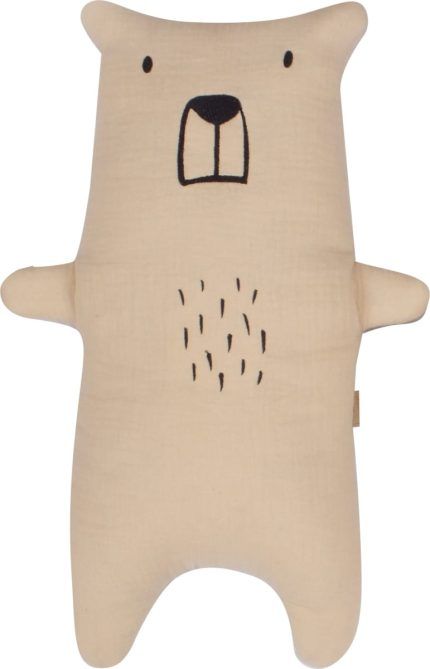 Maznáčik, dekoracia pre bábätká Z&Z Maxi Bear 46 cm, kávová