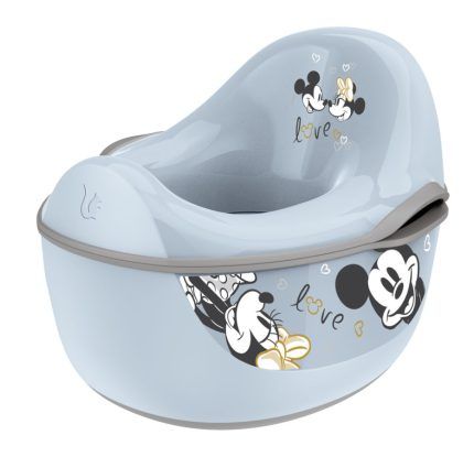 Nočník Mickey Mouse 4 v 1 s protišmykom - modrý