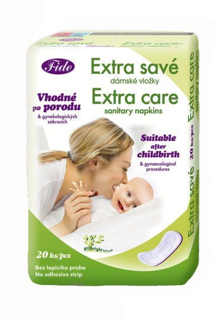 Popôrodné vložky FIDE - extra savé