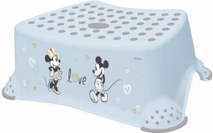Stolička, schodík s protišmykovou funkciou - Mickey Mouse, modrý