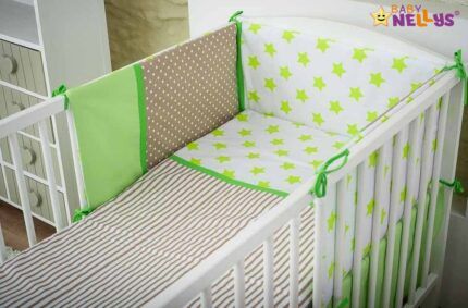 Baby Nellys Mantinel s obliečkami Stars be Love č. 3
