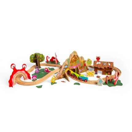 Bigjigs Rail Drevená vláčikodráha Príšerky
