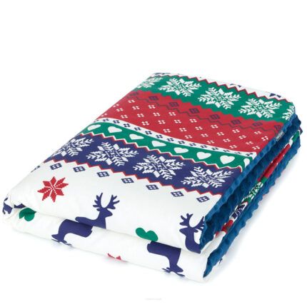 Obojstranná deka Bavlna, Minky - 75 x 100 cm, Merry Christmas