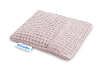 Termofor Wafel Premium pudrovo ružová – čerešňové jadierka, jadierka