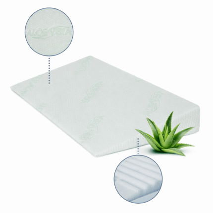Vankúš klin do postieľky ALOE VERA KOMFORT, 36x60 cm