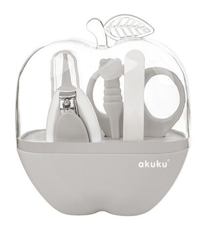 Akuku Sada na manikúru - Apple Case, sivá