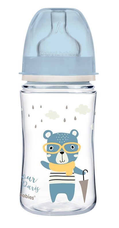 Antikoliková fľaštička Canpol Babies Easy Štart - Bonjour, 240 ml