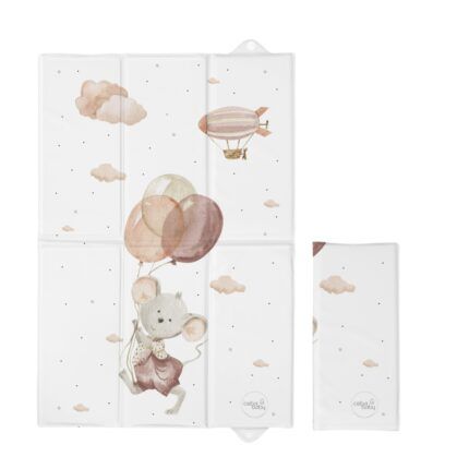Cestovná prebaľovacia podložka 40×60 cm Basic – skladacia na cesty - Myška