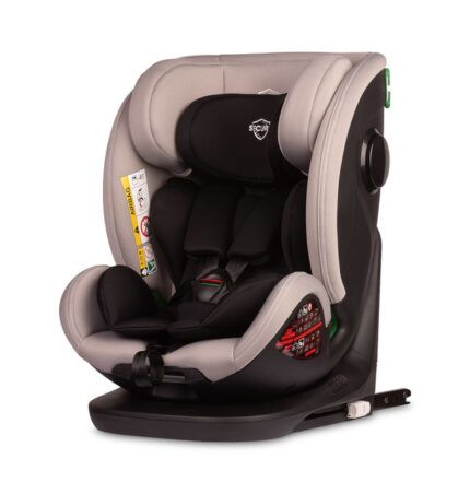 Detská autosedačka Securo 40-150 cm, otočná, ISOFIX, i-Size, 40-150, svetlo šedá