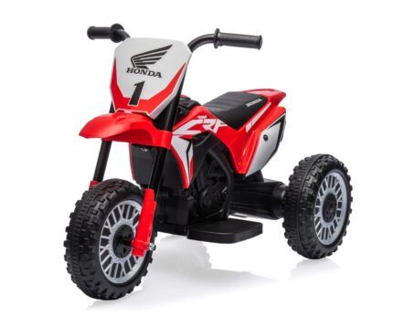 Elektrická detská motorka Honda CRF450R 6V trojkolka - červená