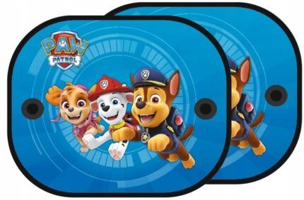 Slnečná clona do auta Paw Patrol – ochrana proti UV - modrá