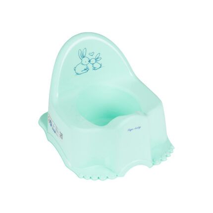 Nočník s melódiou Eco Bunny - mätový