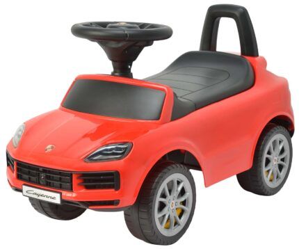 Detská odrážadlo Porsche Cayenne S Milly Mally – jazdítko - červené
