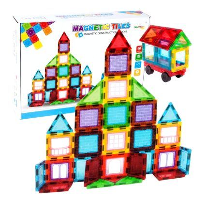 Magnetická 3D stavebnica Buildings 45ks