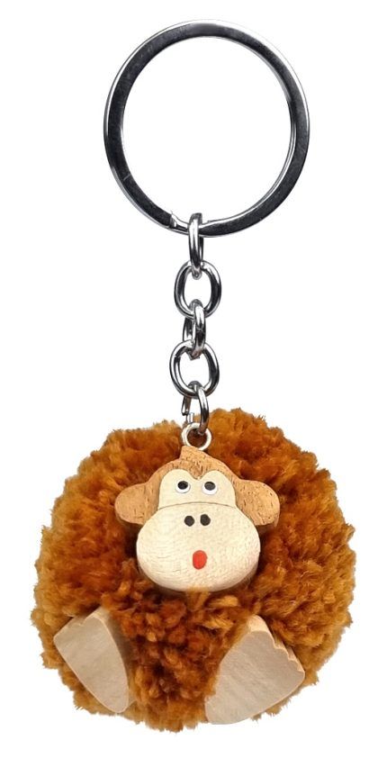 2Kids Toys Drevená kľúčenka brmbolec Opica