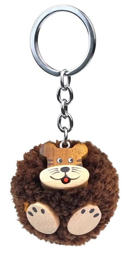 2Kids Toys Drevená kľúčenka brmbolec Tiger