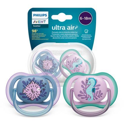 AVENT Philips AVENT Ultra Air obrázek 6–18 m dívka (more), 2 ks