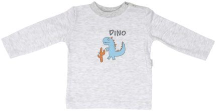 Bavlnená blúzka Mamatti DINO - dlhý rukáv