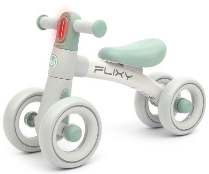 Detská odrážadlo FLIXY s LED svetlom a EVA kolesami (12–36 mesiacov), mint