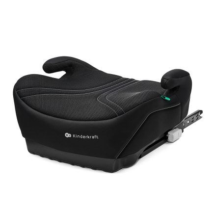 Detská podsedák ISOFIX i-Size 125–150 cm – ľahký, AIR FLOW, čierny