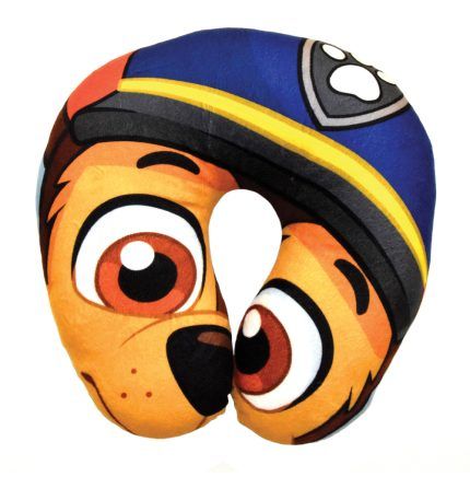 Detský cestovný vankúšik Paw Patrol do auta – opierka hlavy, modrá