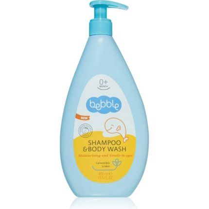 Detský jemný gél a šampón harmanček a lipa - 400ml