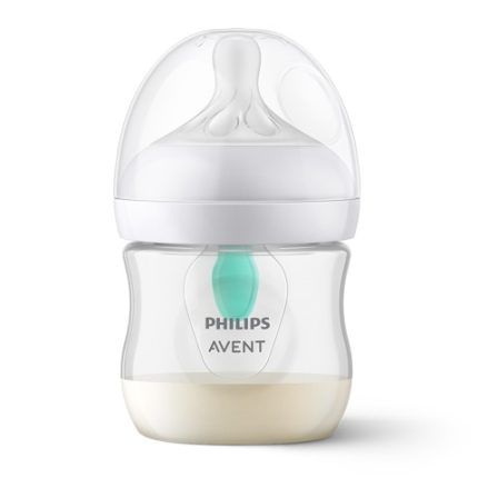 Dojčenská fľaša Natural Avent, Response s ventilom AirFree, 125 ml