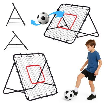 Futbalový rebounder tréningová odrážacia bránka pre deti 100x100 cm