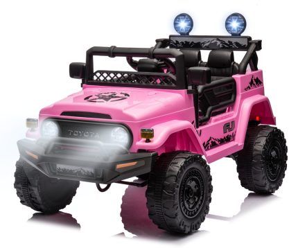 Licencované dětské elektrické SUV TOYOTA FJ CRUISER s Bluetooth a dálkovým ovládáním, pink