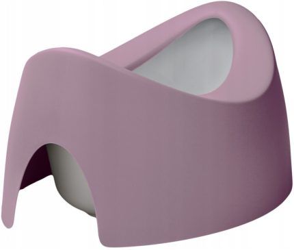 Obojstranný, ergonomický nočník Teggi, len, ružový