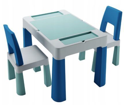 Súprava nábytku Tega Baby Multifun 1+2, tyrkys/granát/sivá
