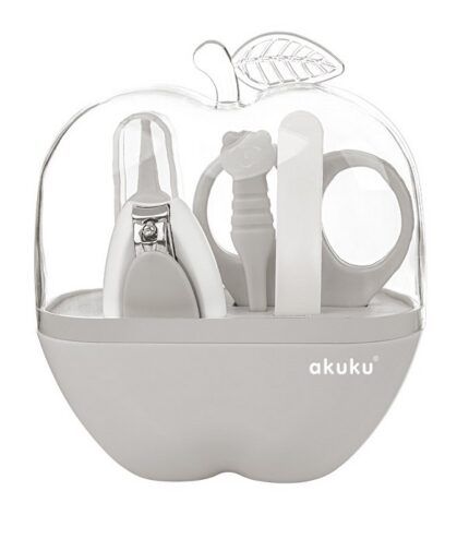 Akuku Sada na manikúru - Apple Case, sivá