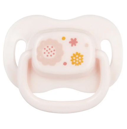 Canpol Babies Cumlík silikónový symetrický 0–6m Newborn Baby – ružový