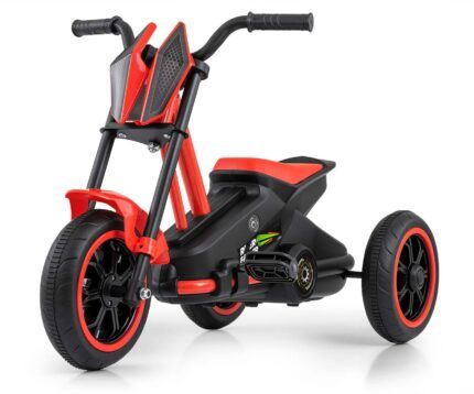 Detská motokára RIDER – šliapací gokart, 3+, nosnosť 30 kg - červené