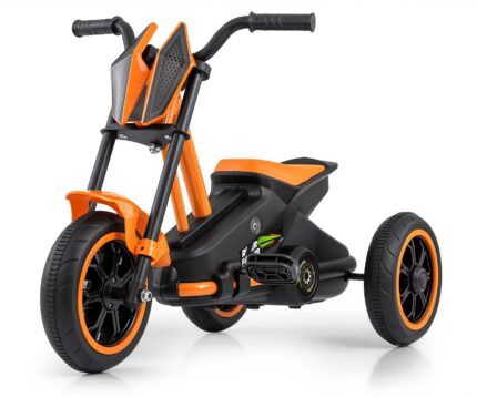 Detská motokára RIDER – šliapací gokart, 3+, nosnosť 30 kg - oranž