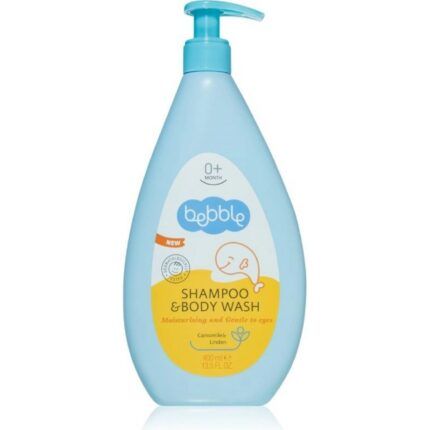 Detský jemný gél a šampón harmanček a lipa - 400ml