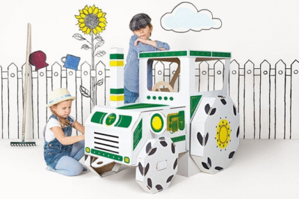 Detský kartónový traktor Tektorado