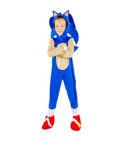 Detský kostým Sonic s maskou a rukavicami 122-128 M