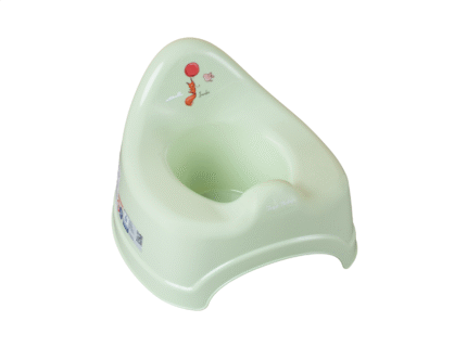 Detský nočník TEGA BABY klasický s obrázkom ergonomický, zelený