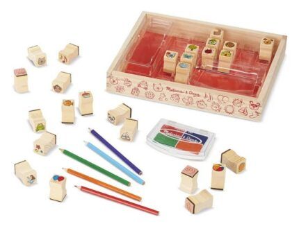 Drevené pečiatky v krabici Melissa&Doug - Top Series