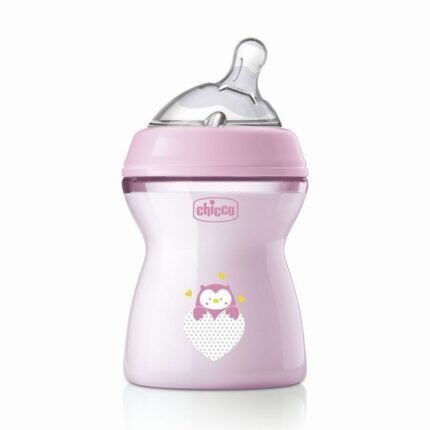 Fľaštička NF Chicco, 250ml, 2m +, holka