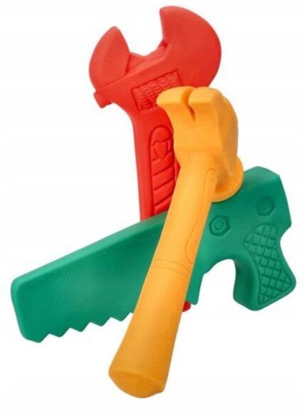 Gumové mäkké náradie Hencz Toys, pastelové - 3 ks