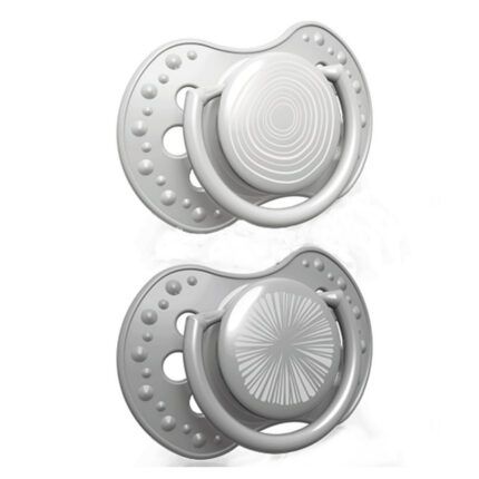 Lovi Silikónové dynamické cumlíky 3-6m, Harmony Boy - sivá