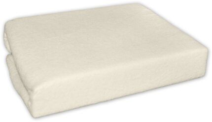 Nepremokavé froté prestieradlo do kočíka 75 x 35 - ecru