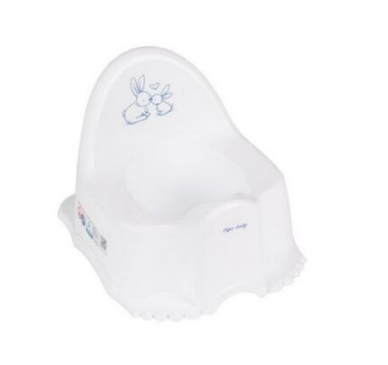 Nočník s melódiou Eco Bunny - biely