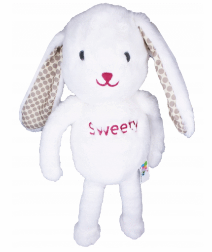 Plyšová hračka Králiček Sweety, 38cm, biely