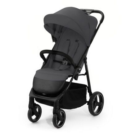 Športový kočík Kinderkraft TRIG 3 – ľahký skladací kočík do 25 kg - sivý