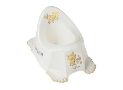 TEGA BABY Teddy Nočník s melódiou biela perleť