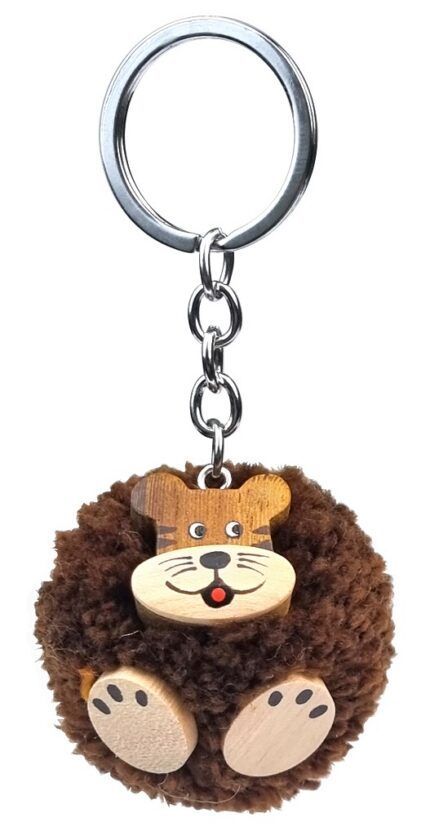 2Kids Toys Drevená kľúčenka brmbolec Tiger